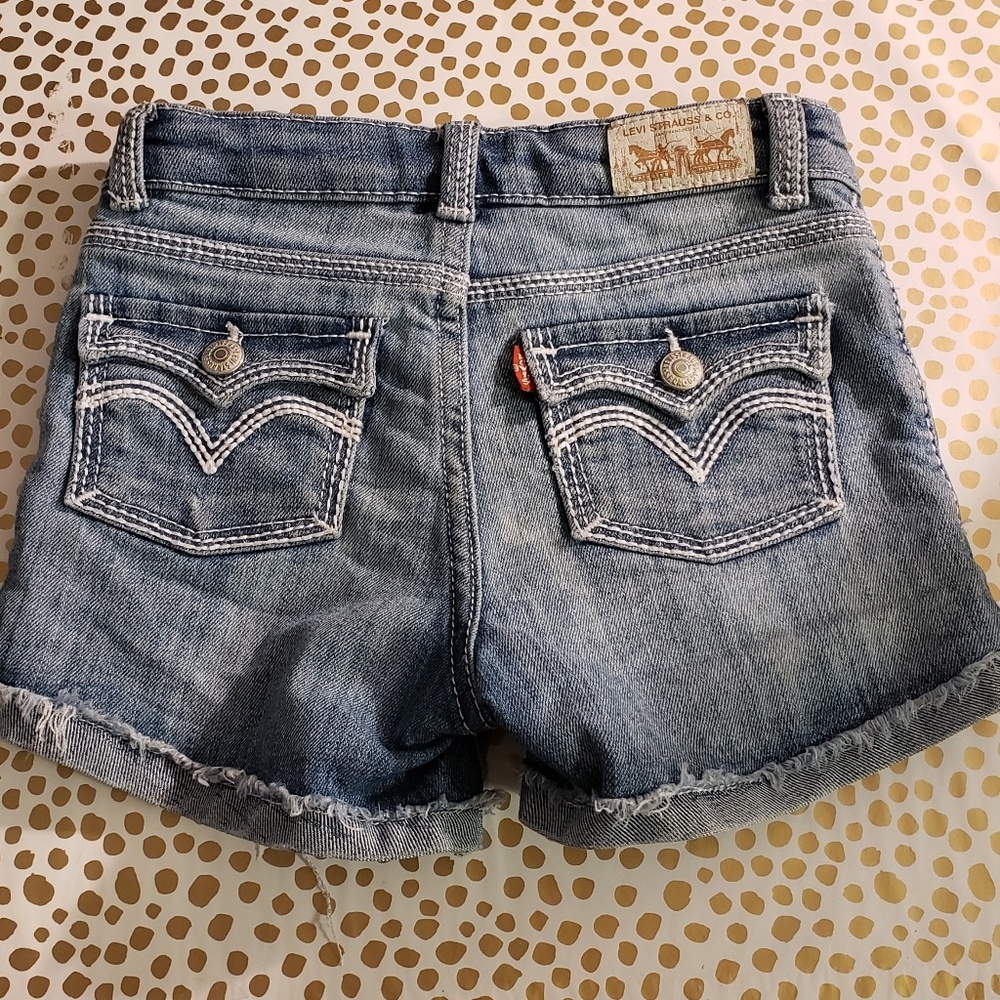 Girls Levi's Shorty Short cutoffs size 5